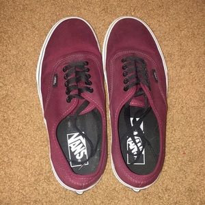 Maroon Vans